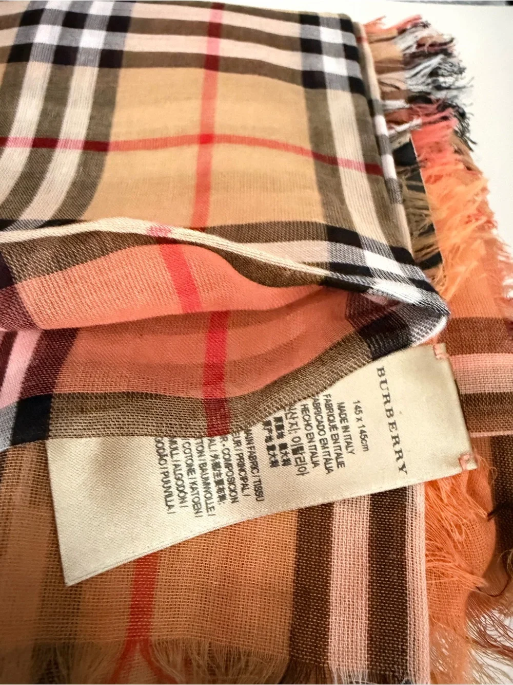 Burberry image shows